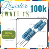 Resistor 3W Dip 100K 100 kilo ohm 3W 100 K 3 watt tolerance reader 1% 3Watt 100k