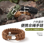 Outdoor Camping Life-Saving Escaping Rope Wilderness Survival Emergency Bracelet Seven-Core Umbrella