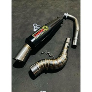 Daeng sai4 Pipe canister conical open specs exhaust Pipe for Wave 125 Xrm 110/125 Wave 100/110/115 R