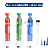 Tin solder cylinder lead solder syringe Relife 138 C 183 C 227 C