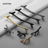 GAOXI75BK Door Handle Home Hardware Furniture Zinc Alloy Cabinet Pulls