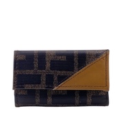 【二手】 FENDI復古三折錢包，附零錢包、Zucca 鑰匙包、ブラウン