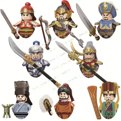Movie Series Chinese Historical Characters Romance of the Three Kingdoms Building Blocks Mini Action