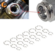 [prettyia] Durable Transmission Retaining Clips Metal Line Connector Replacement 800-801 Accessory f