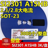 MOSFET SI2301 A1SHB 2.3A 2.8A SOT23 P-Channel Power Transistor Low Frequency SMD Power Device Silico