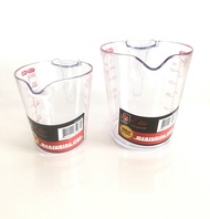 [SET OF 2] Eurochef Elite Oblong Acrylic Measuring Cup  250ML/500ML