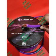 Original 4 awg venom V-4GA car audio cable, price per 1 meter