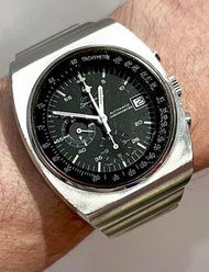 ❤️罕有 70年代❤️全原廠♎️古董OMEGA  SpeedMaster🎉125週年紀念 限量版2000隻(錶底蓋有 獨立號碼)🌈T Dial. 42mm.全鋼錶殼 連原廠全鋼錶帶🌈計時,日暦.24小