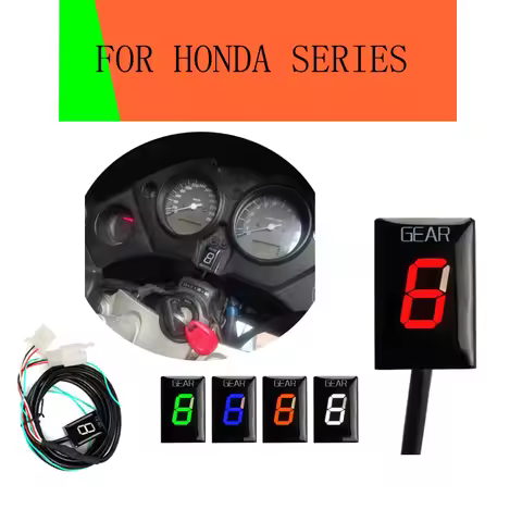 FOR Honda gear indicator CB400 CB600F CB1100SF CBF600 CBR600F Hornet CBR1100XX VFR 800 VTX 1300 GL 1