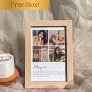 1st Anniversary - Aesthetic Photo Frame, Girl's Birthday Gift, Aesthetic Graduation Gift, Birthday G