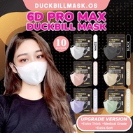 【MEDISHIELD 6D PRO MAX DUCKBILL MASK EARLOOP】Mask Duckbill 4Ply Adult Duckbill Mask Premium Face Mask