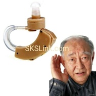 Bantuan Pendengaran Hearing Aids Aid Kit Behind Ear Sound Amplifier Adjustable