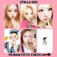 STELLA h2h unoff Photocard clear HD photo card