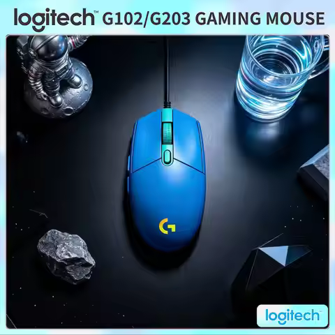 Logitech G102 Prodigy Gaming Mouse, 8x Faster Response, 16.8M RGB, Mechanical Buttons, PC/Mac Compat