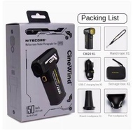 NITECORE CW20 Multifunctional Pocket Photography Fan Electric Portable Fan Stepless Blower Outdoor H