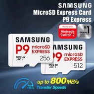 SAMSUNG Micro SD P9 Express Card Up To 800MB/S Read Speed Compatible With Nintendo Switch 2 For Lapt
