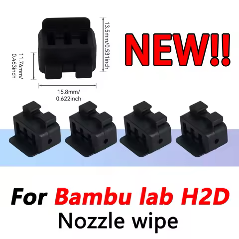 Nozzle Wiper For Bambu Lab H2D Nozzle Cleaner Silicone Cleaning Brush Print Head Wiper Nozzles Clean