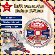 Emtop Aluminum Cutting TCT Saw Blade 10 inch (254mm) 100 Teeth