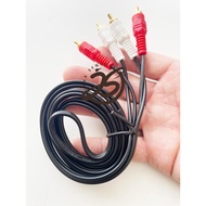 CABLE 2 RCA 1.5 METER ups CABLE 2 RCA - 2 RCA 1.5M CABLE 2RCA ups stabilizer CABLE AUDIO VIDEO ups
