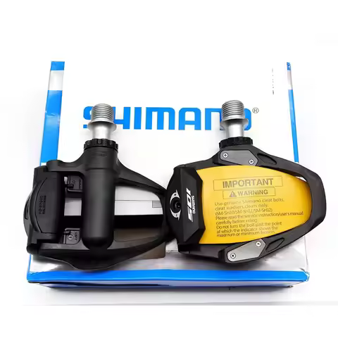 SHIMANO 105 PD-R7000 SPD-SL Road Pedals Single Sided Carbon Body Clipless Pedals with SM-SH11 Cleats