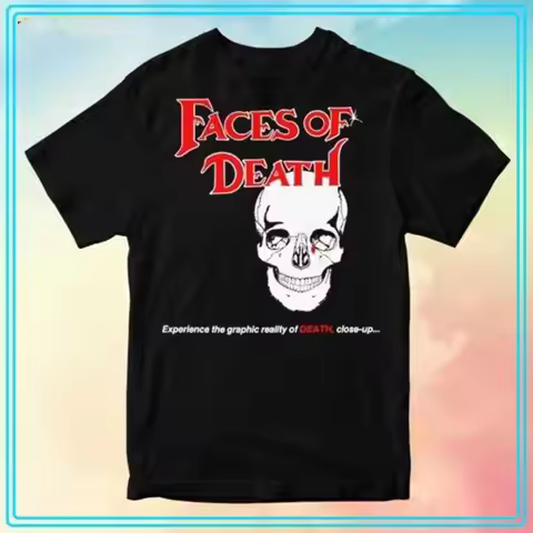 Faces Of Death 1978 Horror Movie T Shirt Perfect For Friends Family