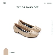 LA BELLA  รองเท้าคัชชูหนังแกะ รุ่น TAYLOR POLKA DOT  - FORMAL COLOR