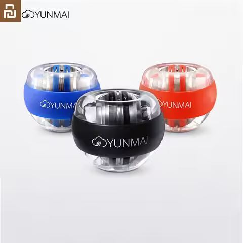 Youpin Yunmai Wrist Trainer LED Gyroball Essential Spinner Gyroscopic Forearm Exerciser Gyro Ball fo