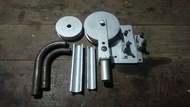 alat roll bending pipa besi ukuran 3/4 inch (254mm) dan 1/2 inch (19mm) pembengkok pipa alat tekuk