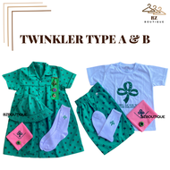 Twinkler Girl Scout Type A & B Complete Set of Uniform for Girls | BZ Boutique