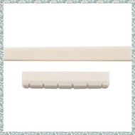 [h5bl3j6wj.ph] Classical Guitar Bone Slotted Saddle Nut Set