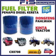 FIS Fuel Filter Dongfeng Pahlwan Kinta Tractor F-7085/CX0708 Penapis Diesel Lori Lorry Kereta 4x4