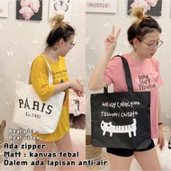 VS BG - Tas Tote Bag Wanita Simple Elegant Shoulderbag Totebag Import