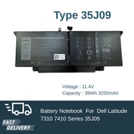 Dell Battery Latitude 7310 7410 Series 35J09 Original Grade  1 Year