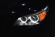 Bmw e60 2003 2004 2005 2006 2007 5 projector front headlamp headlight head lamp light ccfl ring led bodykit body kit