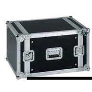 Hardcase sound rack MATERIAL WOOD 6U / 6 U black fiberglass coating