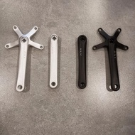 CRANK ARM FOLDING BIKE BCD 130 KREUZ BROMPTONN 3 SIXTY SILVER BLACK-Versace07