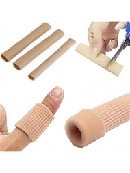 透氣纖維矽膠趾/手指保護套,用於護理腳趾(s/l可選)