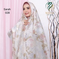 Mukena Mukenah Motif Sarah 2 in 1 Mukena Travel Traveling Dewasa Mewah Cantik Jumbo Maia by Hasya