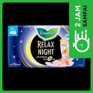 Laurier Pembalut Relax Night Wing 30 cm 16 pcs