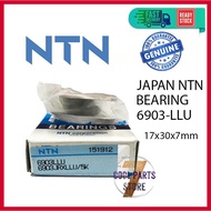 6903 LLU NTN Japan Bearing 6903-LLU (17 X 30 X 7mm) - 100% ORIGINAL