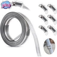YICA Hose Clamp Strap, Adjustable 304 Stainless Steel Hose Clamps,  Large Pipe Ducting Hose Clamp Pi