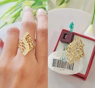RG5025 ZHULIAN Gold plated Ring Jewellery Emas Saduran Barang Kemas