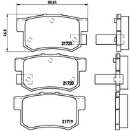 Rear Brake Pads HONDA ACCORD 90 93 96 98 G7 CIVIC 01 FD 06 FB 2012- CR-V 96 STREAM 01 ODYSSEY 95 NTN
