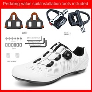 Professional Lockless Cycling Shoes Hard Sole Men Women Bicycle Shoes Mountain Bike Road Bike Lock S