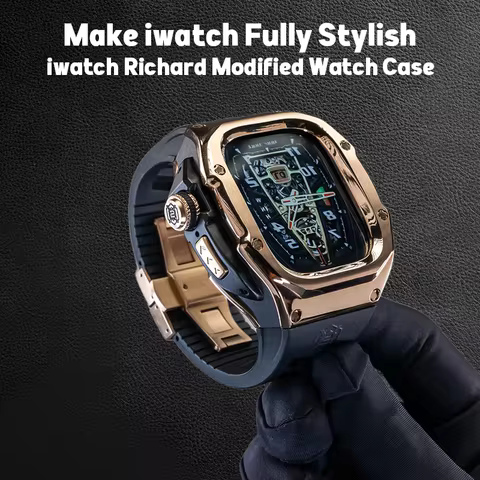 Apple Watch Stainless Steel 316 Modified Case For Ultra Apple Watch Iwatch Silicone Strap