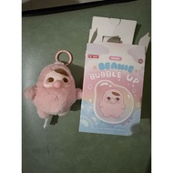 Pink beanie pucky new keychain bubblePretty