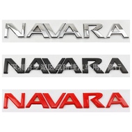 For Nissan NAVARA letter emblem Rear trunk logo Car side sticker Back badge Decoration modification