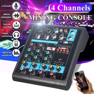 48V 4 Channels Audio Mixer Karaoke Players USB bluetooth MP3 Live Studio DJ Sound Mixing Console Kar