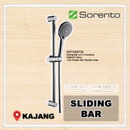 SORENTO Bathroom Sliding Bar Shower Set c/w Single / 3 Functions Hand Shower & 1.5m Flexible Hose / 