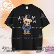 24h shipping N9THNOVA Polo Bear High-quality T-shirt, Unisex, Street Style 3
